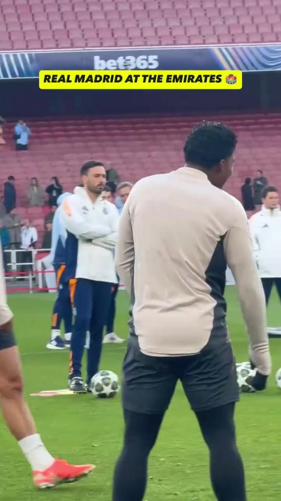 還能逆轉嗎？皇馬此前在酋長球場賽前熱身是快樂的！