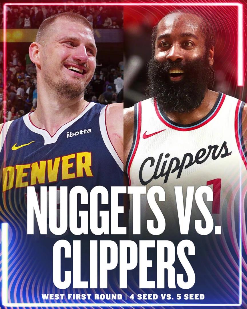 帶隊(duì)的神！哈登率快船鎖定西部第5，生涯從未缺席過季后賽！