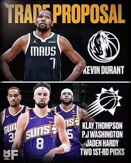 和歐文濃眉組三巨？美媒：獨(dú)行俠可用克萊+PJ+哈迪+倆首輪換KD-